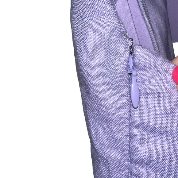 Amanda Uprichard X Revolve Kavala 100% Linen Dress In Lilac - Picture 5 of 12